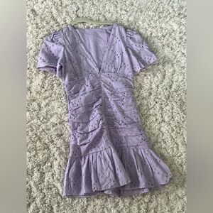 Lavender Eyelet Dress